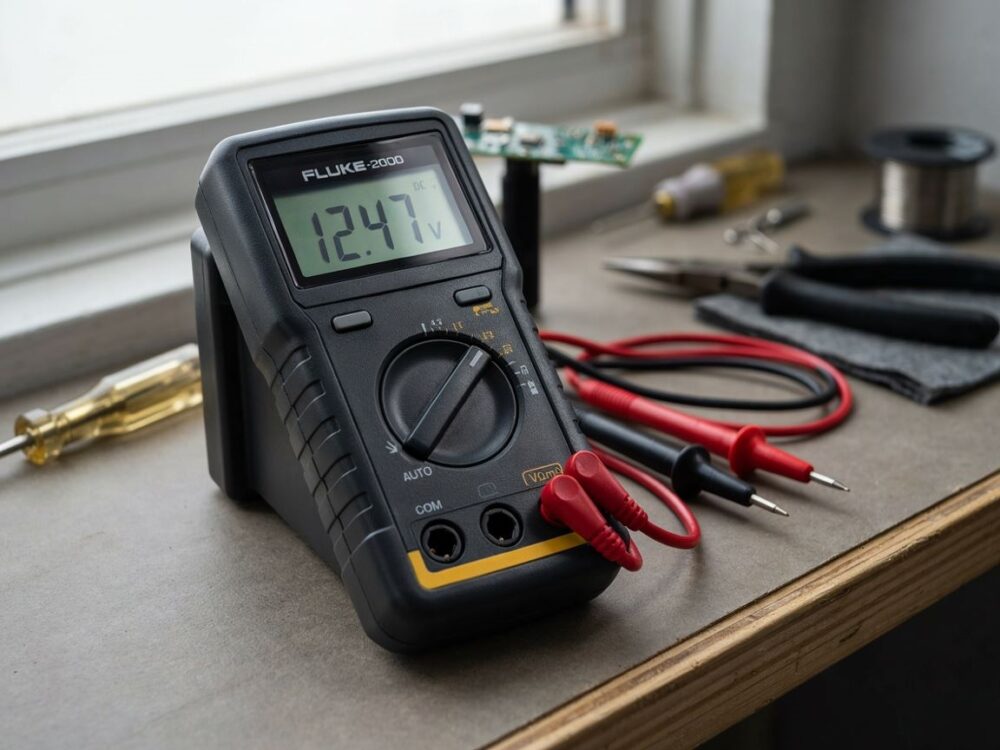 Zestaw multimetrów elektrycznych